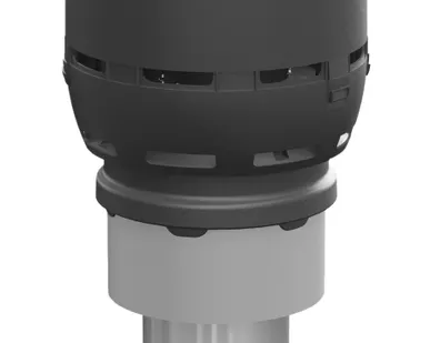 фото FLOW 200C/ИЗ/450 XL вентиляционный выход изолированный черный