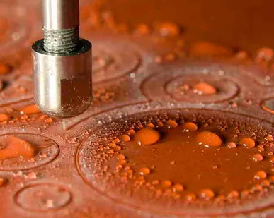 фото Гидроабразивная резка текстолита