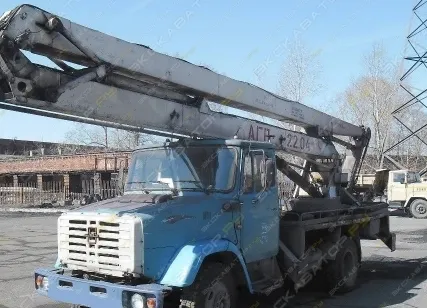 Фото №0 Аренда автовышки (автогидроподъемника) АГП-22.04 (ПСС-121.22), Москва