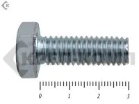 фото Болт полная резьба, цинк DIN933 8х 30 пр.8,8 (25кг/1689)