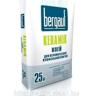 фото Клей для керамической плитки KERAMIK