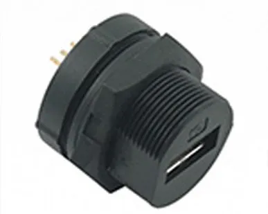 фото 2UB3001. USB-разъем панельный герметичный, IP68