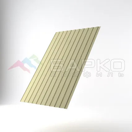 Фото №0 Профлист С-8 -1220 мм (1150 мм) 00000698/э RAL 1014 Полиэстер Эконом