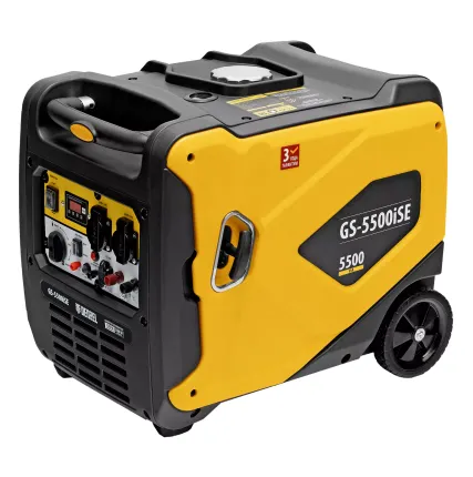Фото №0 Генератор инверторный GS-5500iSE, 5,5 кВт, 230 В, закрытый корпус,электростартер Denzel