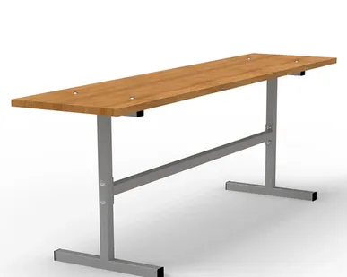 фото Скамья гардеробная ССТ 1500х320 ЛДСП