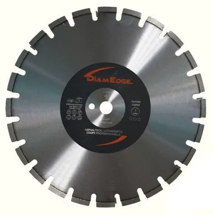 Фото №0 Диск алмазный для швонарезчика 450 мм (DiamEdge, Франция) Асфальт