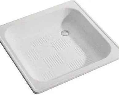 фото Поддон стальной 90х90х16 см квадратный