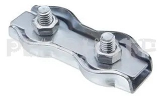 Фото №0 Зажим для тросов одинарный цинк C-SWR4 М4 (25шт) П1 зз П