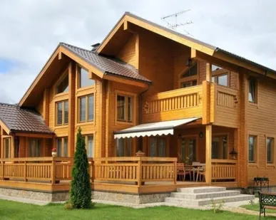 фото Строительство домов,бань, дач из бруса