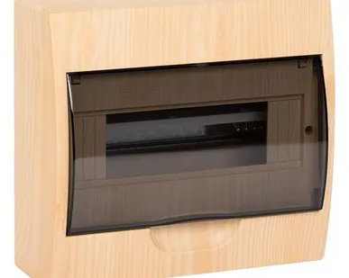 фото Щит ЩРН-П-10 IP41 светлое дерево PROxima EKF pb40-n-10-light