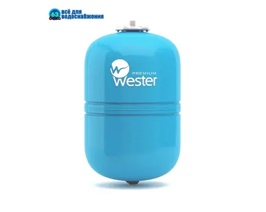 фото БАК МЕМБРАННЫЙ ДЛЯ ВОДОСНАБЖЕНИЯ WESTER PREMIUM WAV24 НЕРЖ. КОНТРФЛАНЕЦ 24 литра