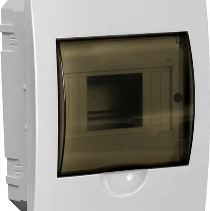 Фото №0 Бокс ЩРВ-П-6 мод. встраив. пластик IP41 GENERICA IEK MKP12-V-06-41-G