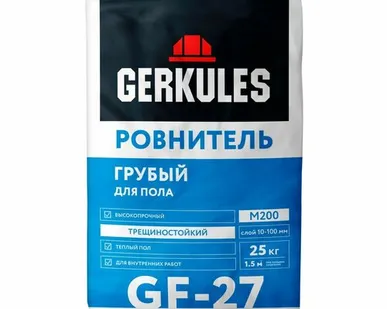 фото Грубый ровнитель пола Геркулес GF-27, 25кг