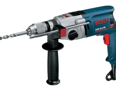фото Дрель ударная BOSCH GSB 20-2RE; БЗП; L-BOXX