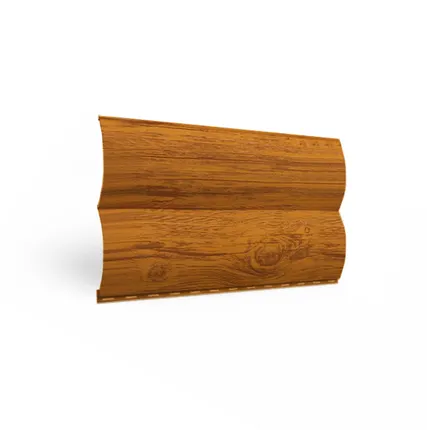 Фото №2 Сайдинг металлический под бревно