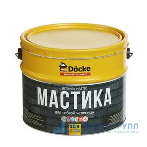 фото Мастика для гибкой черепицы Docke 10 кг, шт