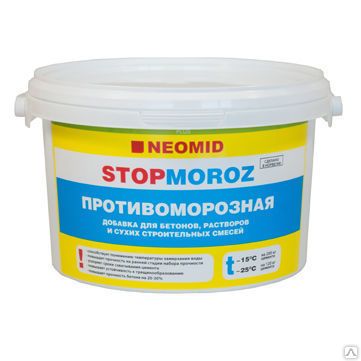 Фото №0 Противоморозная добавка Neomid Stopmoroz