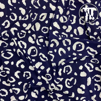 Фото №0 Масло принт Гепард, цв. Темно-синий