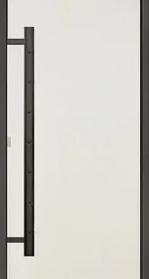 фото Дверь для хаммам Harvia LEGEND 8х21 (сатин, черная коробка алюминий), DA82105L