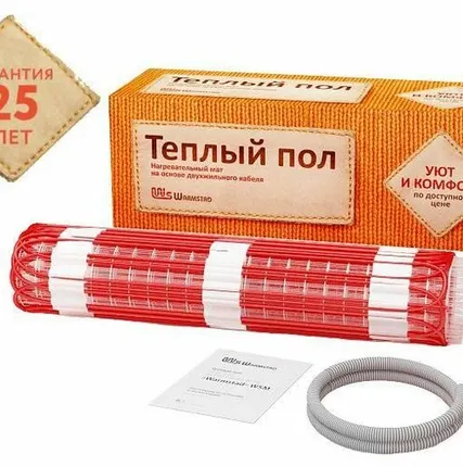 Фото №0 Комплект «Теплый пол» (мат) WSM 1890Вт/12.5кв.м Warmstad 100035666000