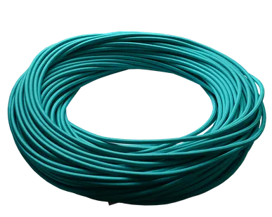 фото Витая пара в тканевой оплетке (бирюзовый)