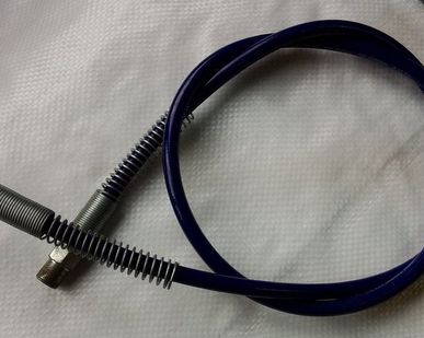 фото Поводок, 1/4" х 1,5 м, 250 бар с пружинами