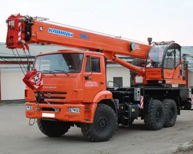 фото Автокран Клинцы КС-45719-7К на шасси КАМАЗ 43118-46 (16 тн.)
в