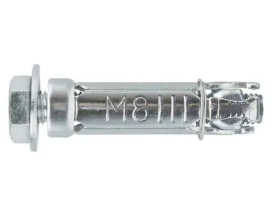 фото анкер-гильза оцинкованная с болтом ПАРТНЕР AC-TO M8x50/8 D14 2шт