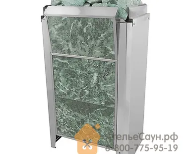 фото Печь Kristina Classic Stone Кристина ЭНУ-14 в змеевике (в облицовке, без пульта)