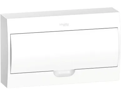 фото Бокс ОП Easy9 навес. с бел. двер. 1 ряд 18мод IP40 IK07 63А 2 клеммы SchE EZ9E118P2SRU