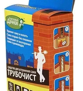 фото Средство для удаления сажи, копоти в печах, дымоходах "Трубочист" 100 гр.