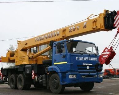 фото КС 55713-1В автокран 25т. с гуськом (КАМАЗ-65115) ЕВРО-4