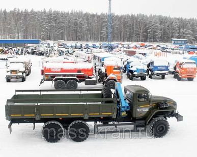 фото Манипулятор ИМ-55 на шасси Урал 4320