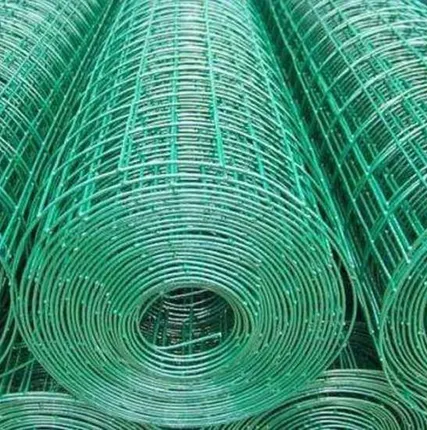 Фото №0 Сварная сетка ПВХ зелёная с полимерным покрытием 60х60мм