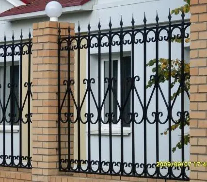 Фото №0 Кованые ворота распашные