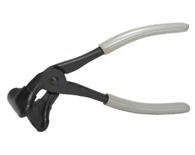 фото Литые стальные клещи изогнутые, виниловые губки, 89 мм в Санкт-Петербурге