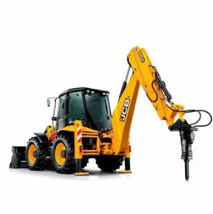 Фото №0 Экскаватор-погрузчик JCB 4CX с гидромолотом
