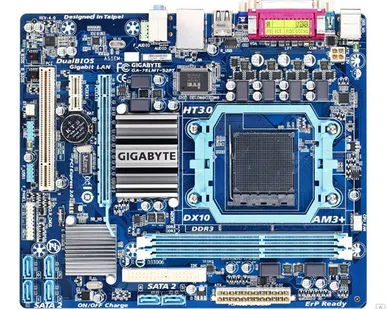 фото Материнская плата Socket-AM3 Gigabyte GA-78LMT-S2, AMD760G 
(2xDDR3, PCI-E1