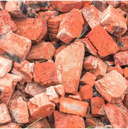 Фото №0 Битый кирпич для дорог