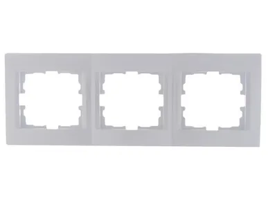 фото Рамка 3-м Karina горизонт. жемчуж./бел. перламутр LEZARD 707-3000-148