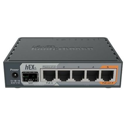 Фото №0 Маршрутизатор MikroTik hEX S