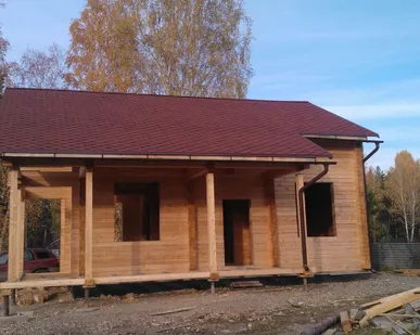 фото Кровля из гибкой черепицы
