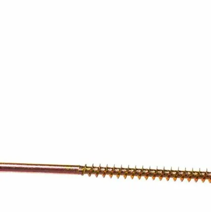 Фото №0 Саморез (шуруп) 5*90мм универсальный желтый с потайной головкой, 1шт