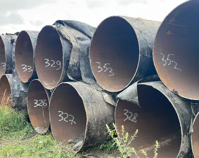 фото Труба б/у 1220х11,5-13 пш нефть без поперечек объем есть