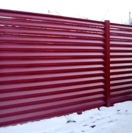 Фото №0 Металлический забор.