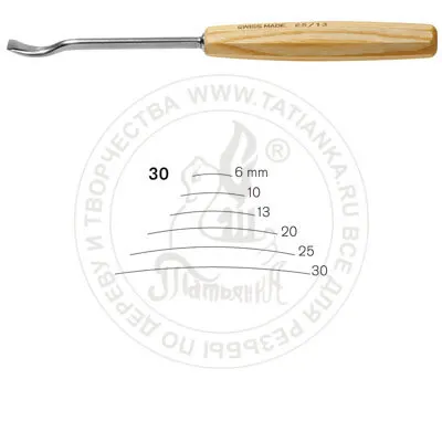 Фото №0 Стамеска клюкарза обратная полукруглая Pfeil 30/6