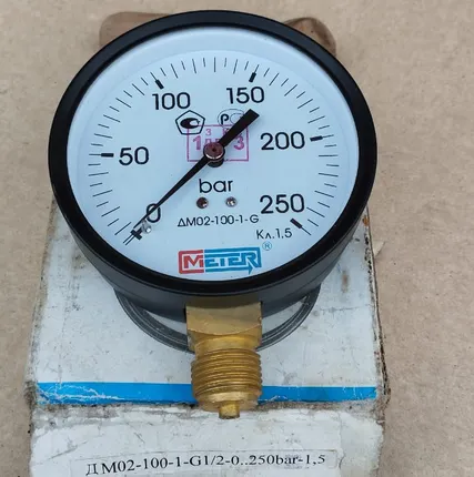 Фото №1 Манометры, термометры