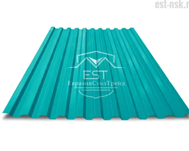 фото Профнастил С-21х1000 Pe Эконом | RAL 5021 Водная синь
