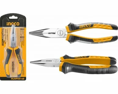фото Длинногубцы (тонкогубцы) 160мм прямые /INGCO