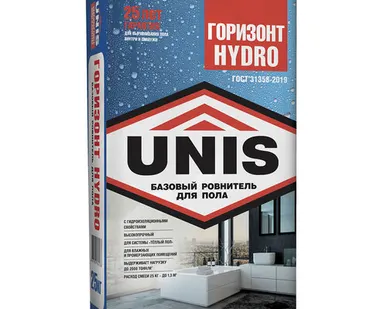 фото Наливной пол Unis Горизонт Hydro, 25кг